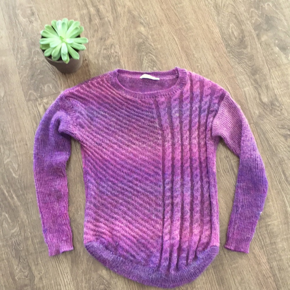 Ombré knit sweater